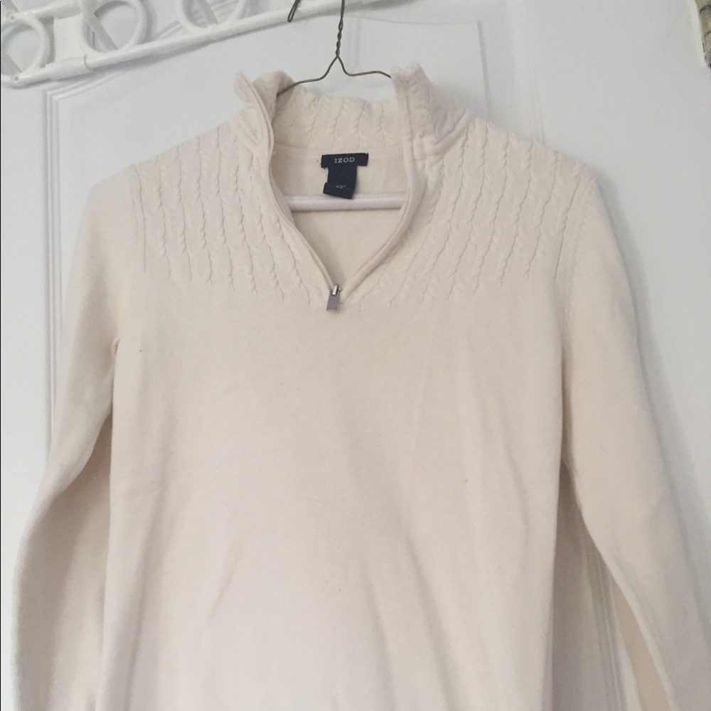 IZOD quarter zip/pullover sweater